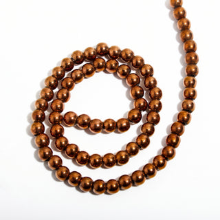 Copper Hematite Bead Strand (Enhanced) from Stonebridge Imports