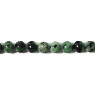 Ruby Zoisite Bead Strand
