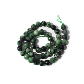 Ruby Zoisite Bead Strand