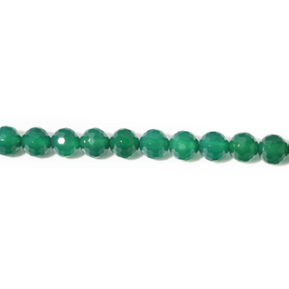 Green Agate Bead Strand (Enhanced)