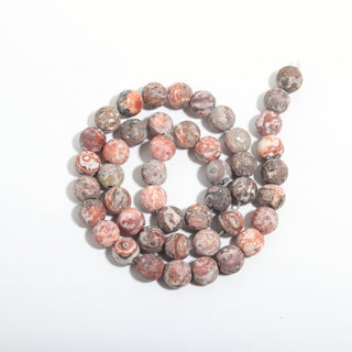 Red Leopardskin Jasper Bead Strand from Stonebridge Imports