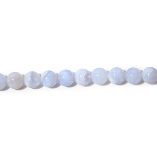 Blue Lace Agate Bead Strand