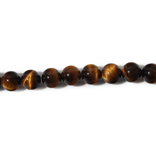 Tiger's Eye E Bead Strand