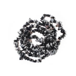 Snowflake Obsidian Bead Strand