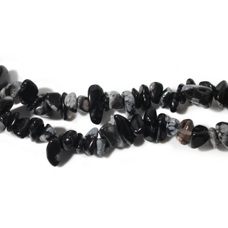 Snowflake Obsidian Bead Strand from Stonebridge Imports
