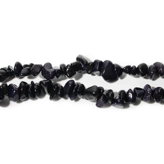 Blue Goldstone Bead Strand (Synthetic)
