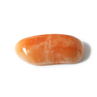 Selenite Bowl Orange - Freeform 10"