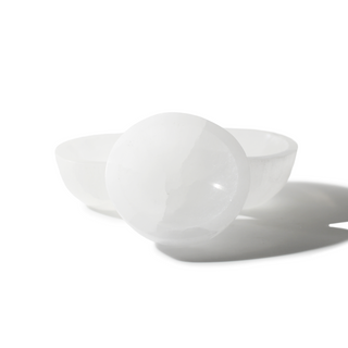 Selenite Bowl - Round 2" - 3 Pack