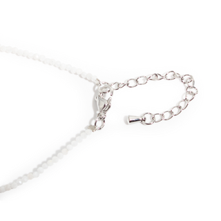 White Moonstone Bracelet - 2-3mm