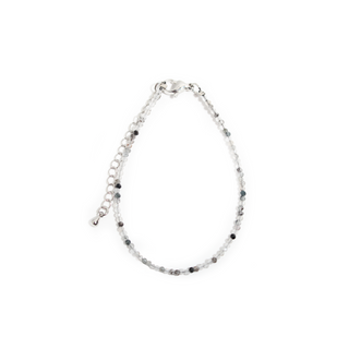 Tourmalinated Quartz Bracelet - 2-3mm