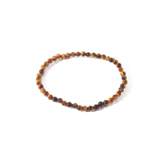 Gold Tiger's Eye Bead Bracelet 4mm from Stonebridge Imports