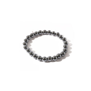 Hematite Bead Bracelet 8mm   from Stonebridge Imports