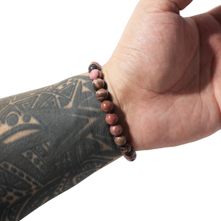 Rhodonite Bead Bracelet from Stonebridge Imports