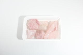 Rose Quartz Rough/Carving OTT Bundle #1 from Stonebridge Imports