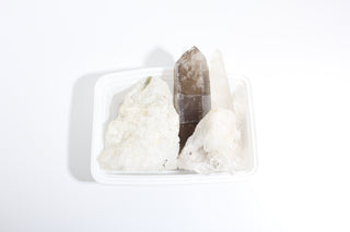 Smoky, Clear Quartz Points and Cluster OTT Bundle