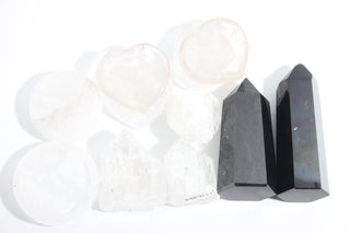 Quartz, Obsidian Carving OTT Bundle from Stonebridge Imports