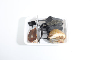 Agate Geode and Pyrite on Basalt on Stands OTT Bundle from Stonebridge Imports