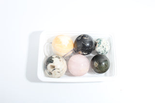 Labradorite, Quartz, Calcite Sphere OTT Bundle from Stonebridge Imports