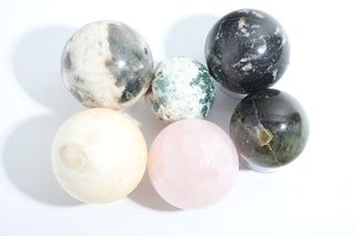 Labradorite, Quartz, Calcite Sphere OTT Bundle from Stonebridge Imports
