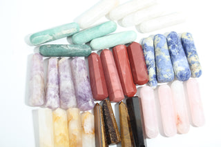 Jasper, Quartz, Tiger Eye Chakra Wand/Tower OTT Bundle from Stonebridge Imports