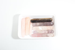 Tiger Eye, Quartz, Amethyst Round Wand OTT Bundle from Stonebridge Imports