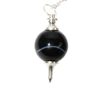 Ball & Point - Black Onyx Pendulum    from Stonebridge Imports