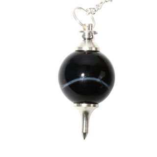 Black Onyx Ball and Point Pendulum - 3 Pack from Stonebridge Imports