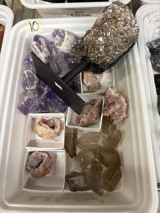 Tourmaline, Amethyst, Quartz Cluster/Point OTT Bundle