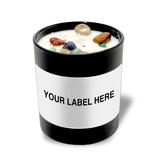 Crystal Candle - Custom Labelling Options    from Stonebridge Imports