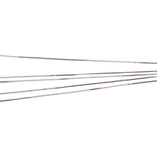 Silver Plated Adjustable "Box Style" Chain - 18" Long - 5 Pack from Stonebridge Imports