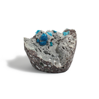 Cavansite Cluster on Matrix from India - Unique #6 - 3 1/8"