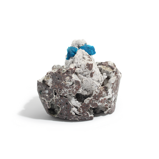 Cavansite Cluster on Matrix from India - Unique #9 - 3 7/8" from Stonebridge Imports