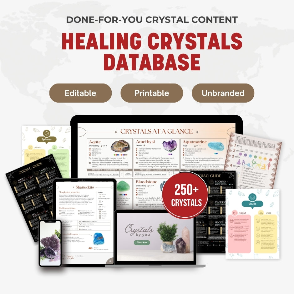 Healing Crystals Database 🔮 Save Hundreds Of Hours – Stonebridge Imports