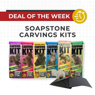 Deal Of The Week - Soapstone Carving Kits - Unassembled - Until Nov 21    from Stonebridge Imports