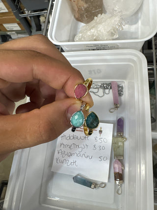 Kunzite, Amethyst, Amazonite Jewelry OTT Bundle