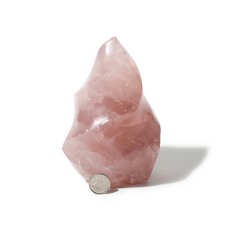 Rose Quartz Flame Unique #1 - 4 7/8"