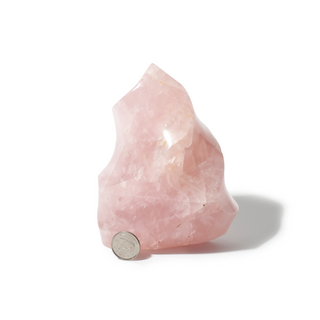 Rose Quartz Flame Unique #2 - 4 3/8"