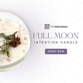 Crystal Intention Candle (Now in Clear Vessel!) from Stonebridge Imports