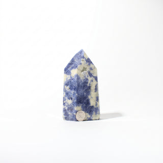 Sodalite Generator Unique #12, alternate angle photographed on a clean white background. Stonebridge Imports.