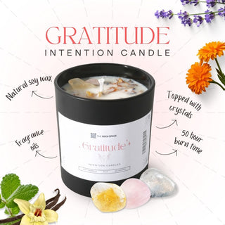 Crystal Intention Candle Gratitude   from Stonebridge Imports