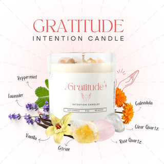 Crystal Intention Candle (Now in Clear Vessel!) from Stonebridge Imports