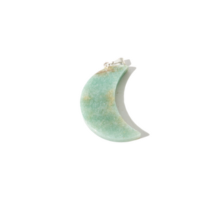 Green Aventurine B Crescent Moon Pendant - Pack of 5    from Stonebridge Imports