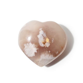 Flower Agate Heart from Stonebridge Imports