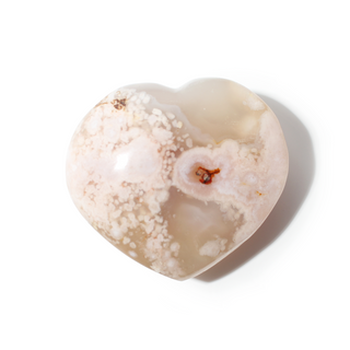 Flower Agate Heart from Stonebridge Imports