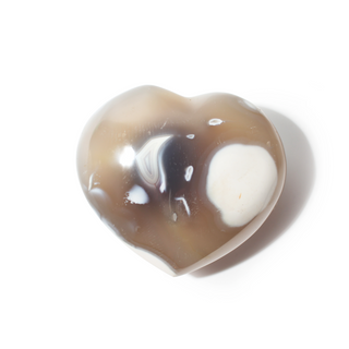 Orca Agate Heart #6 - 2" to 3 1/4" from Stonebridge Imports