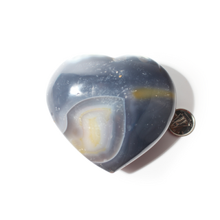 Orca Agate Heart from Stonebridge Imports
