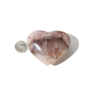 Amethyst and Smoky Quartz Heart #3 - 1 1/2" from Stonebridge Imports