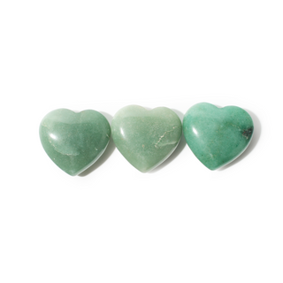 Green Aventurine Heart #1 - 3 Pack from Stonebridge Imports
