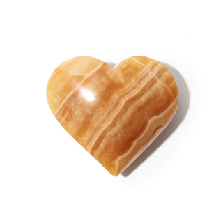 Calcite Golden Heart #3 - 1 1/2" to 2 1/2" from Stonebridge Imports