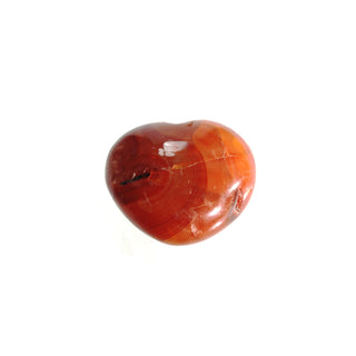 Carnelian Crystal Puffy Heart #1 - 1" to 1 1/2"    from Stonebridge Imports